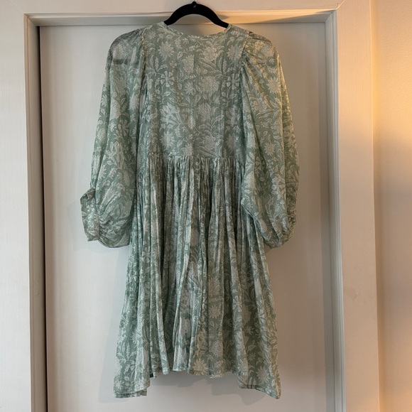 Daughters of India Mint Green Mini Dress - Picture 3 of 4